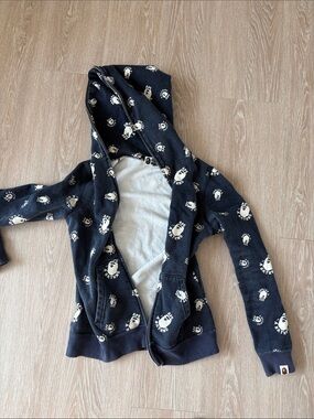 Bape glow in the dark zip sweater